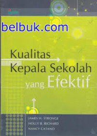 Image of Kualitas Kepala Sekolah yang Efektif