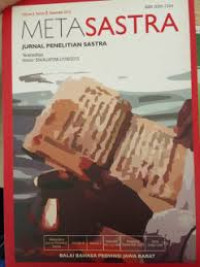 Image of Metasastra: Jurnal Penelitian Sastra